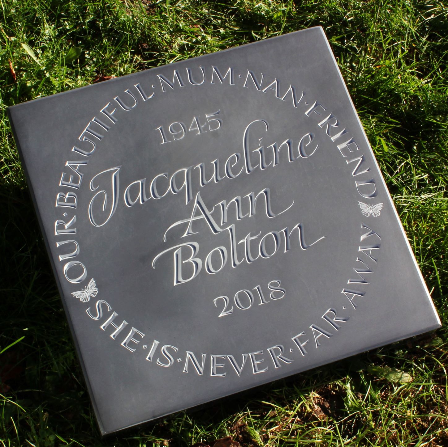 Slate memorials tablet in St Albans