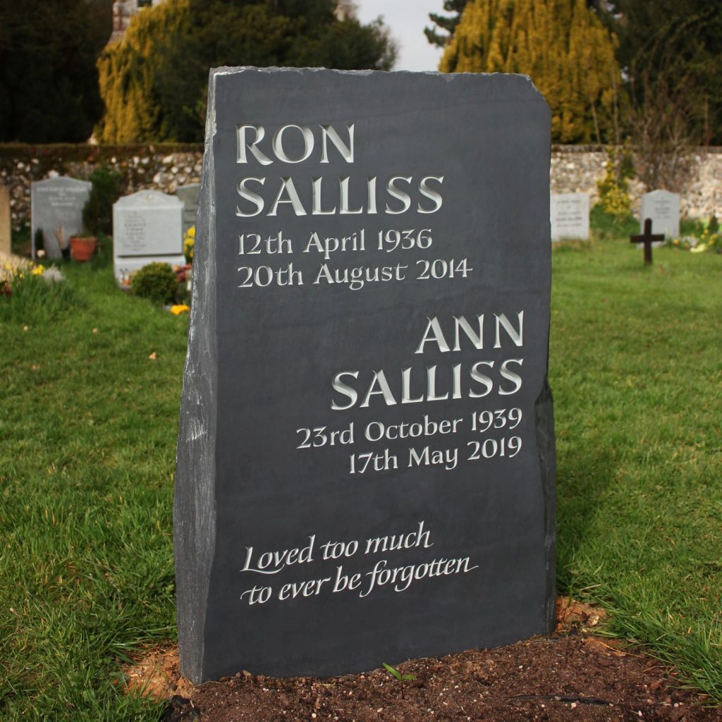 welsh slate natural headstone memorials