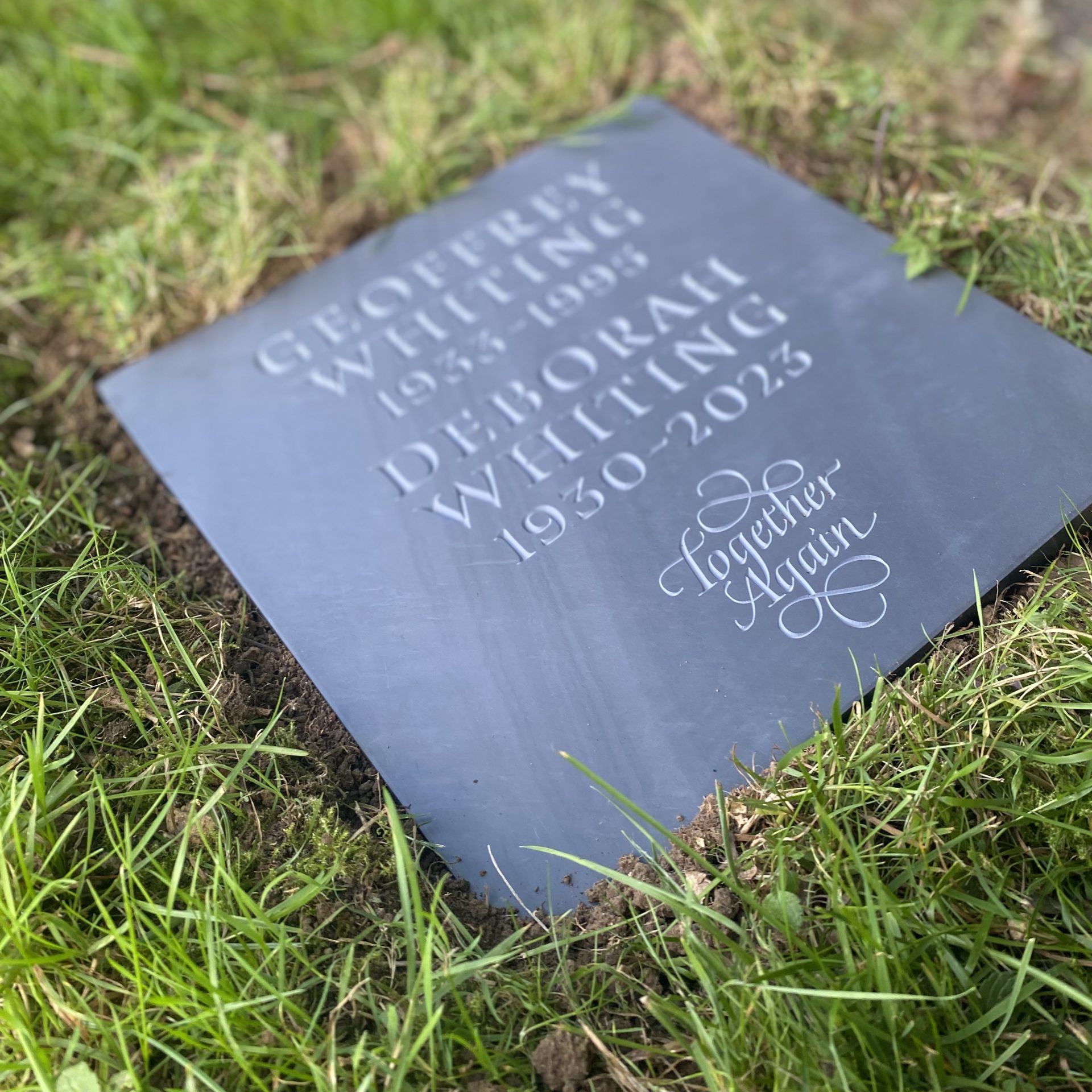 Slate Memorial Plaque in Berkhamsted
