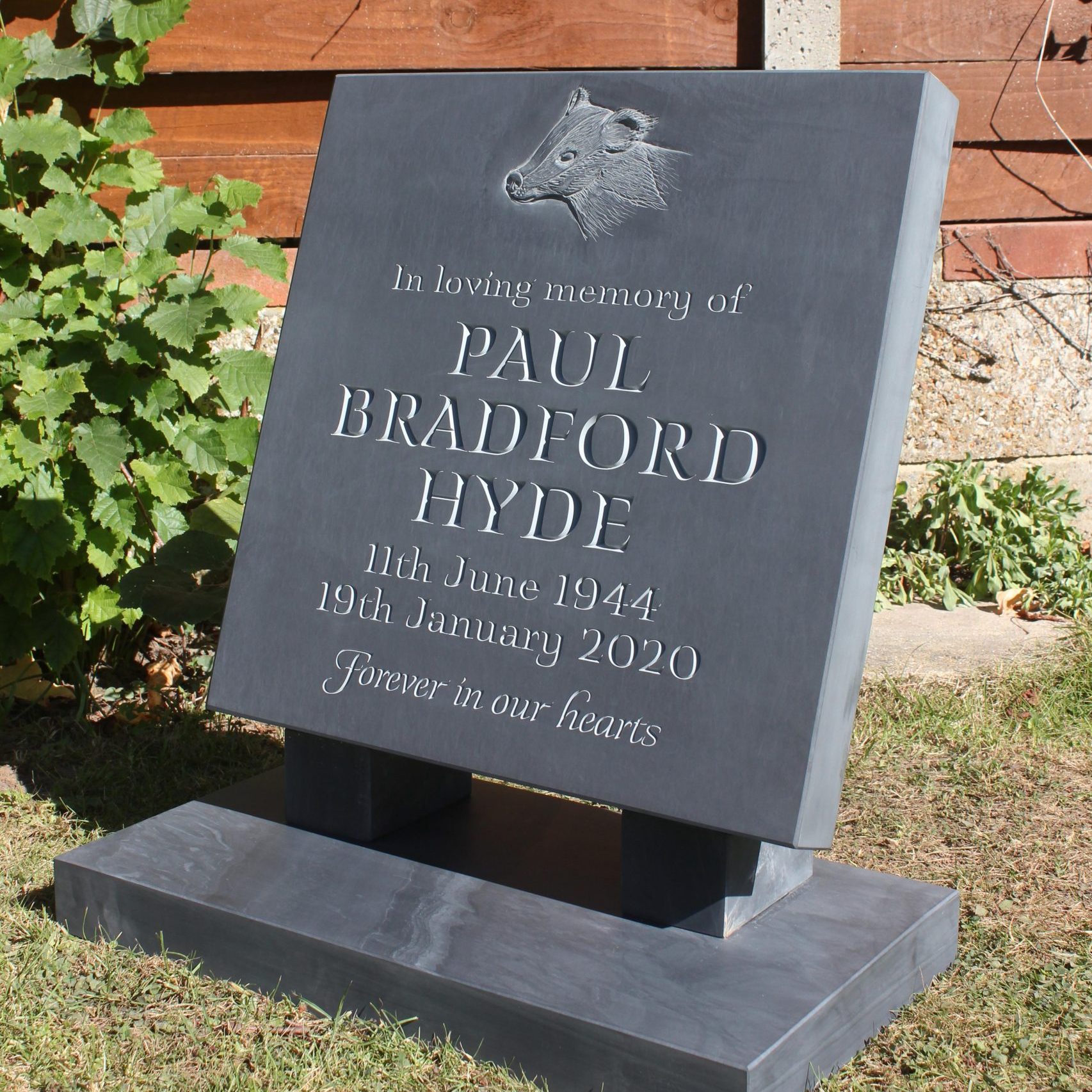 London Cemetery Headstone Sandstone Gravestone