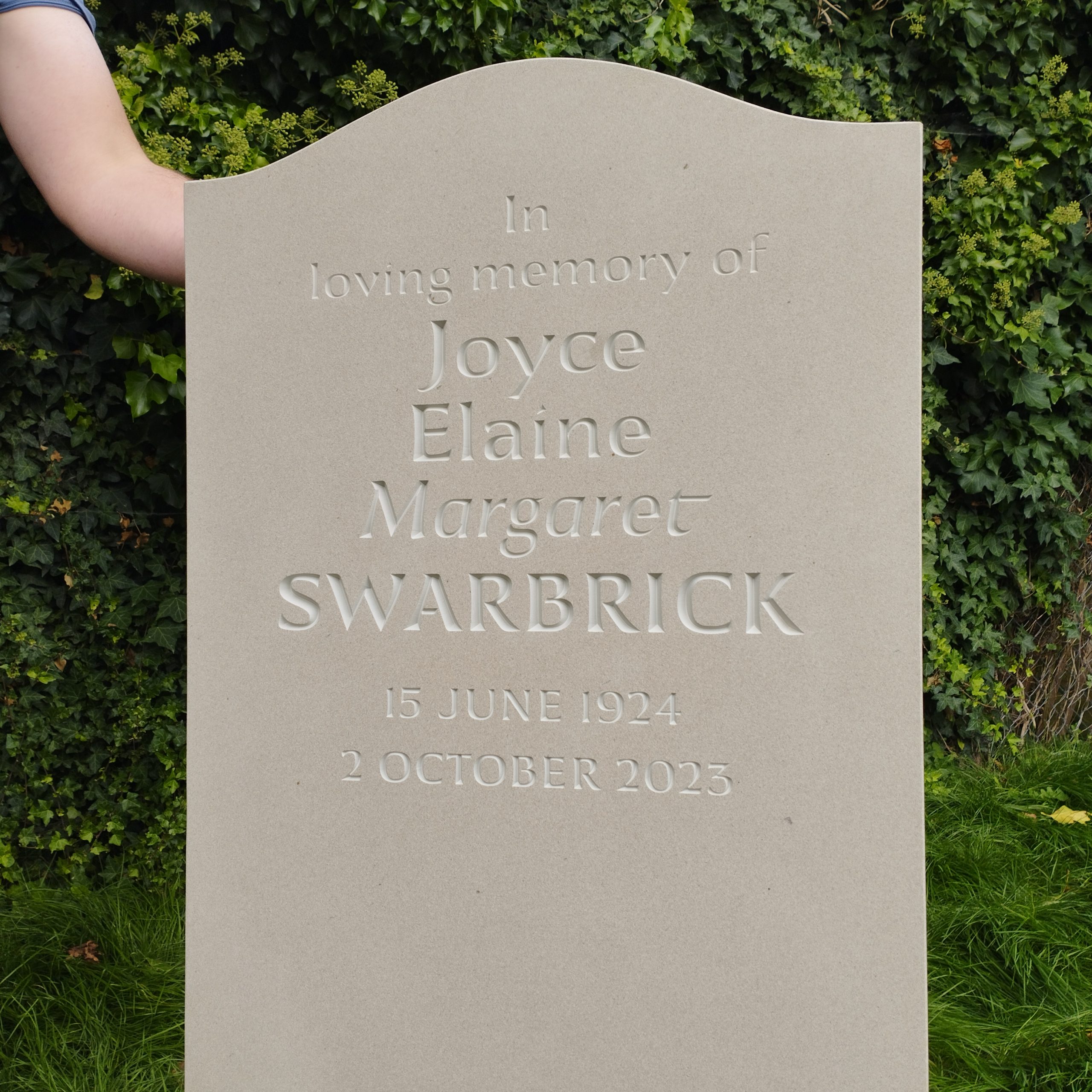 Headstones in Potters Bar