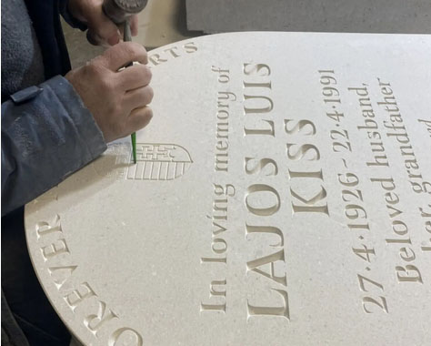 stonemason at work