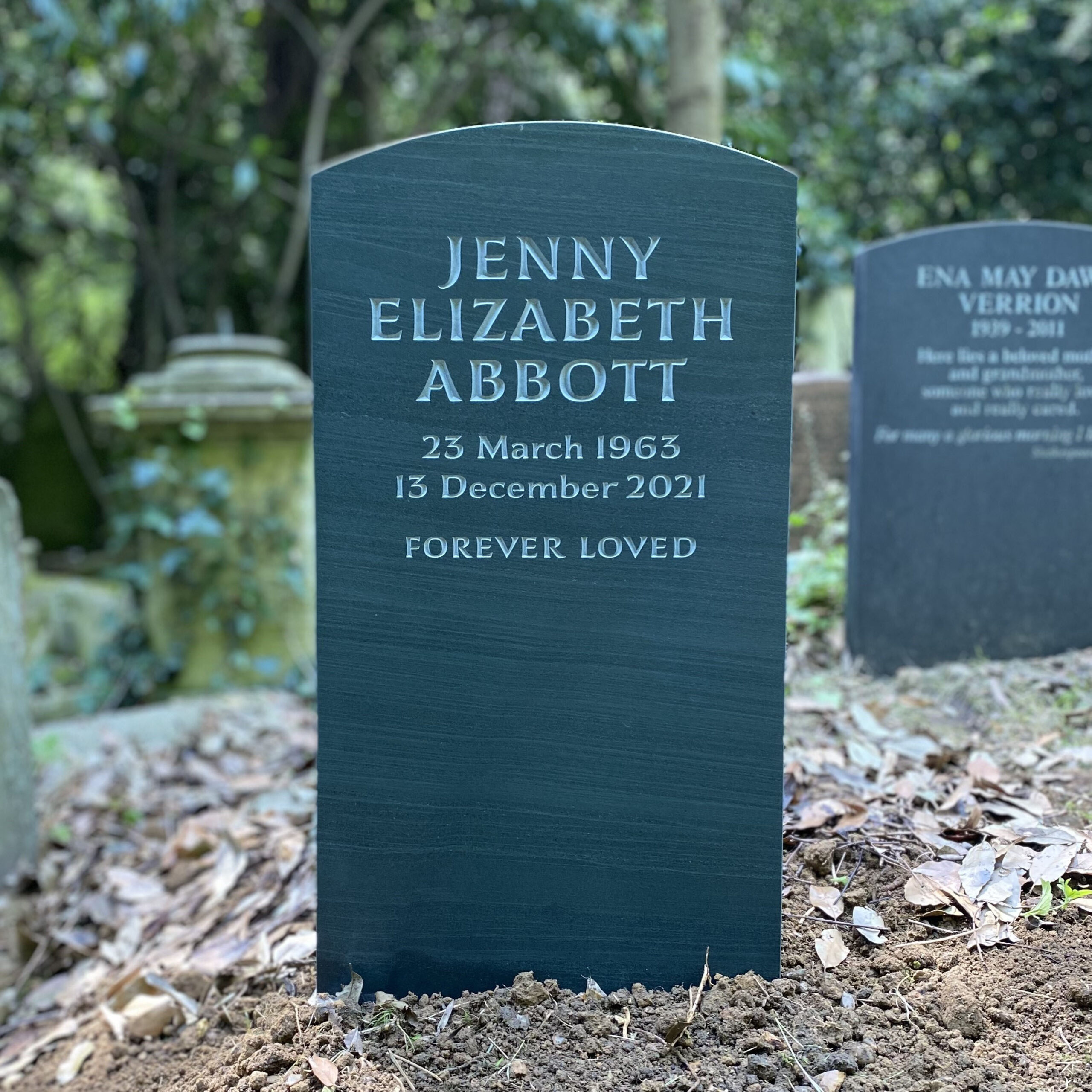 Headstones in Royston